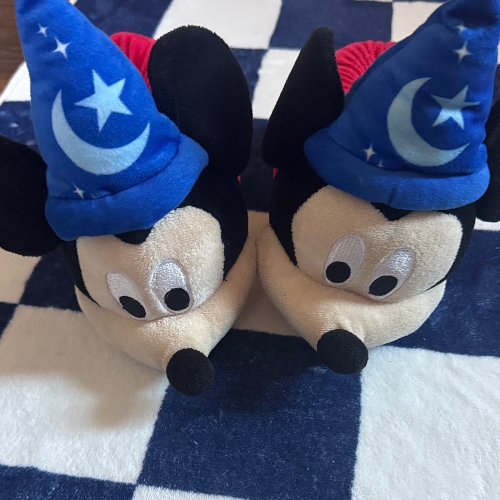 Disney Blue and Black Kids Slippers